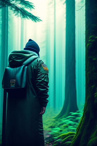 Into the Misty Woods 🌲✨