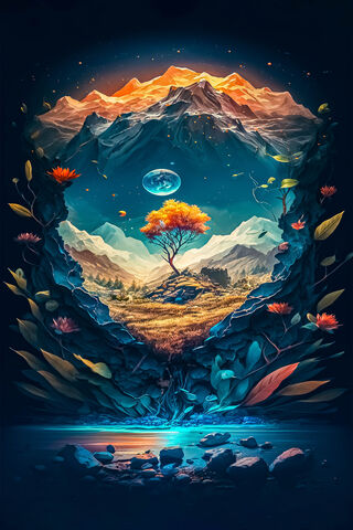 Enchanted Landscape 🌄✨