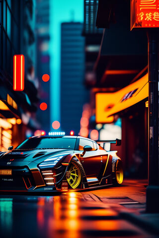 Night Racer in the City 🌆🏎️