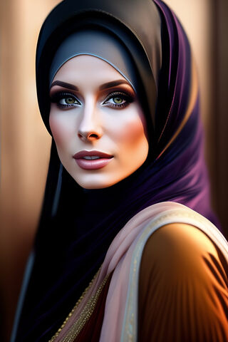 Elegant Beauty in Tradi..