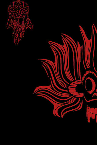 Bold Red Dreamcatcher a..