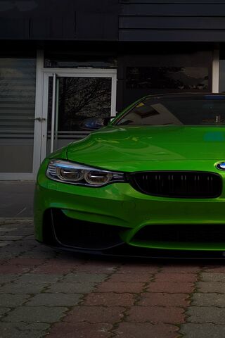 Eye-Catching Green BMW ..