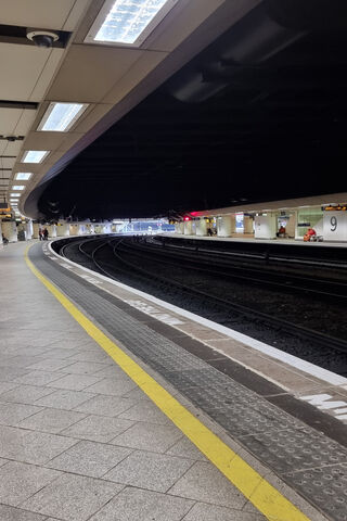 Serene Subway Station Vibes 🚉✨