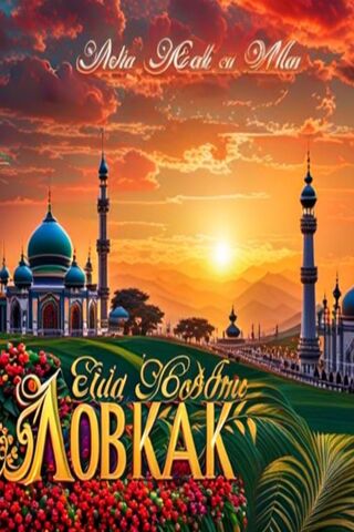 BEAUTIFUL EID MOBARAK WALL 2024