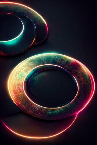 Neon Swirls of Light ✨