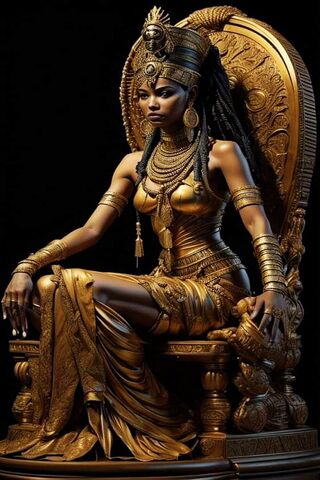 Majestic Queen of Gold 👑✨