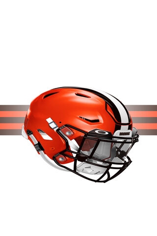 Bold and Bright: Cleveland Browns Helmet 🏈