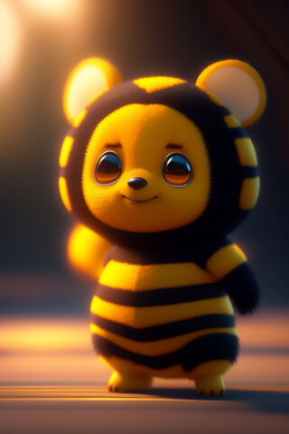 Adorable Bee Buddy 🐝✨