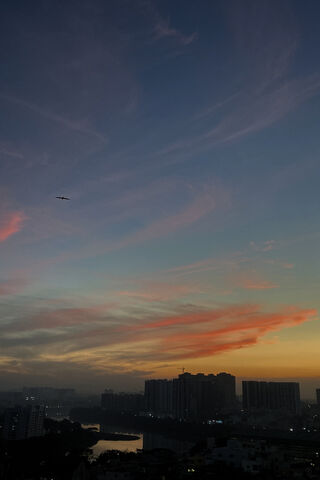 Serene Sunset Over the ..