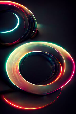 Neon Swirls of Light ✨
