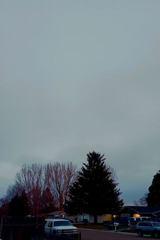Overcast Evening Sky 🌥️