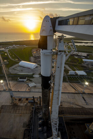 Dawn of a New Era: Rocket Ready for Launch 🚀🌅