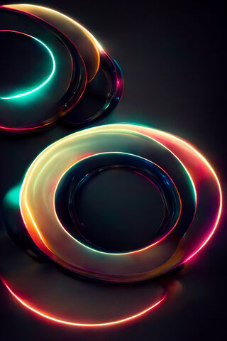 Neon Swirls of Light ✨
