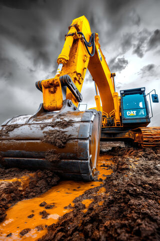 Mighty Excavator in Action 🚜💪
