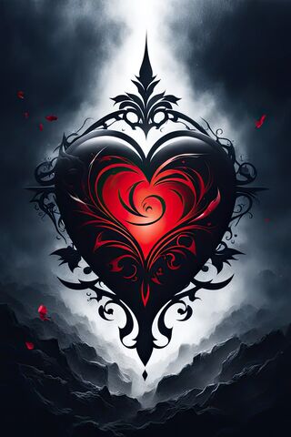 Dark Love Rose Tattoo