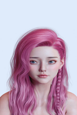 Dreamy Pink Hair Vibes ..