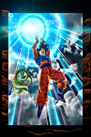 Goku's Epic Spirit Bomb..
