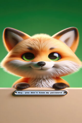 Sneaky Fox with a Secre..