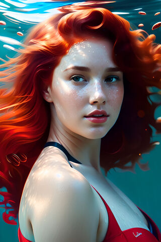 Diving Beauty