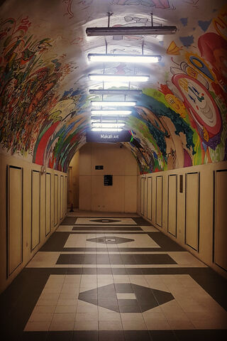 Vibrant Tunnel of Art 🎨✨