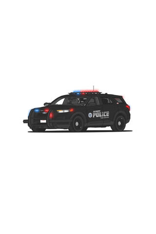 Sleek Police Cruiser 🚓✨