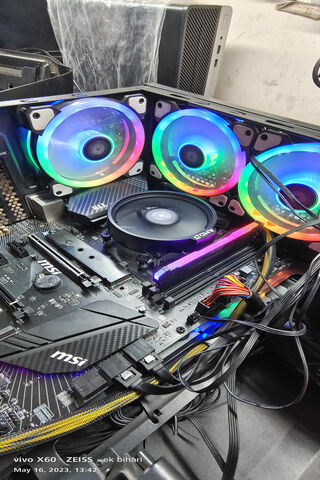 RGB Gaming Setup: A Glimpse Inside the Beast! 🎮✨