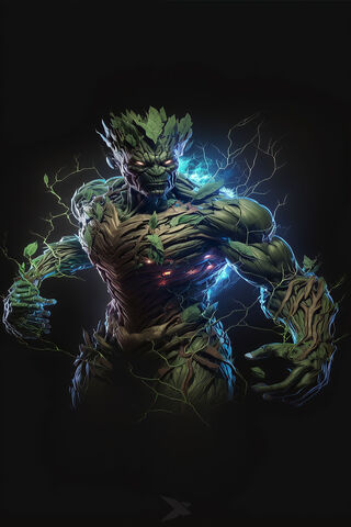 Groot Unleashed: The Hulk Transformation 🌳💪