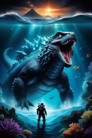 Awakening the Titan: Godzilla Emerges 🌊🦖