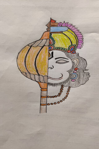 Divine Duality: Hanuman..