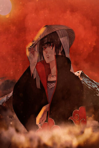 Itachi Sunset Anime