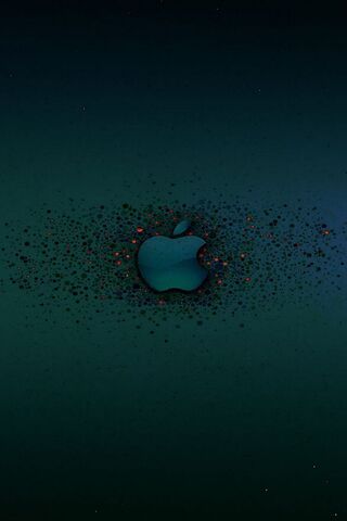 Apple Logo in Cosmic Splendor 🌌🍏