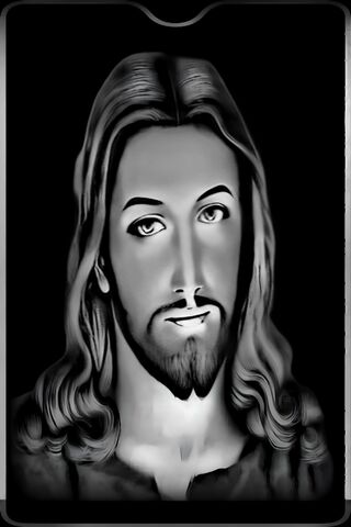 The Serene Gaze of Jesu..