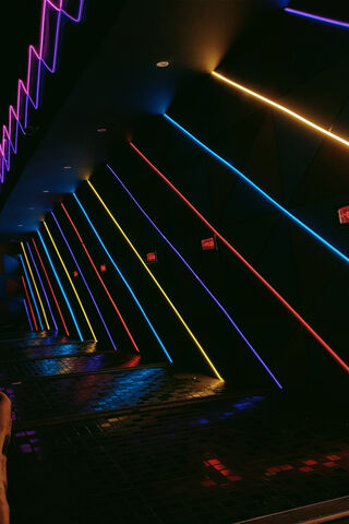 Neon Vibes in a Modern ..