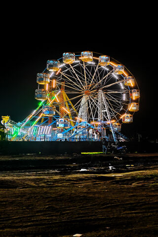 Nighttime Carnival Magic 🎡✨