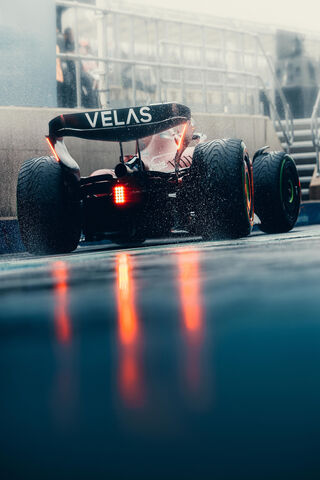 Racing Through the Rain..