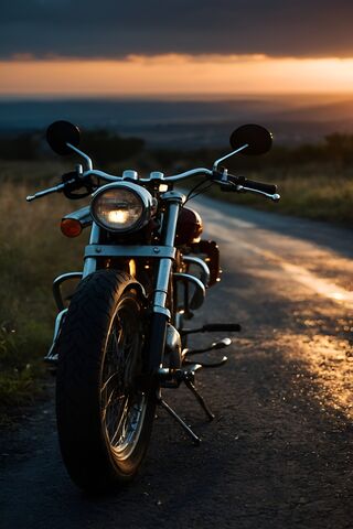 Sunset Ride 🏍️🌅