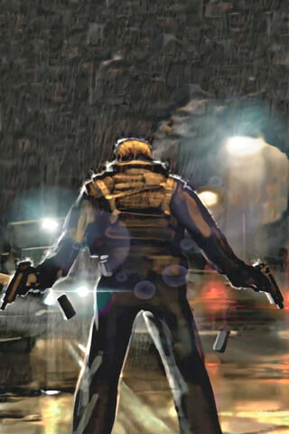 Nighttime Showdown 🌧️🔫