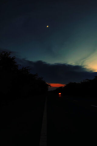 Moonlit Journey 🌙🚗
