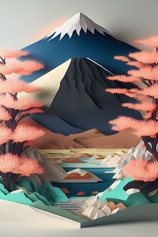 Serene Mountain Landsca..