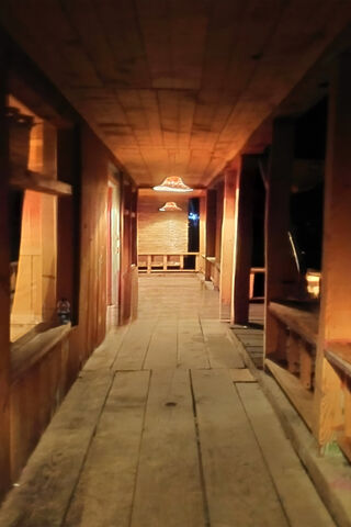 Cozy Wooden Corridor 🌲✨
