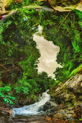 Enchanted Waterfall Oas..