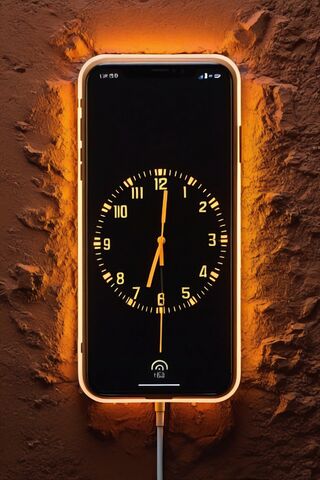 Phone As Wall Watch