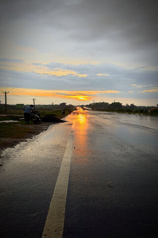 Raining Sunset