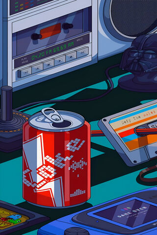 Retro Vibes: A Nostalgic Setup 🎮🥤