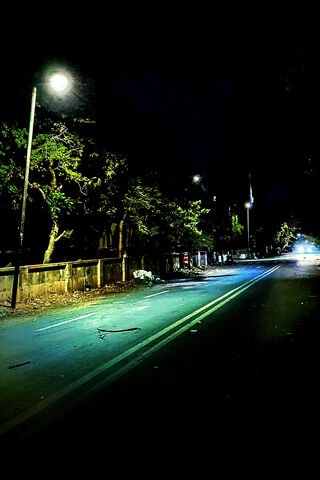 Midnight Serenity: A Quiet Path