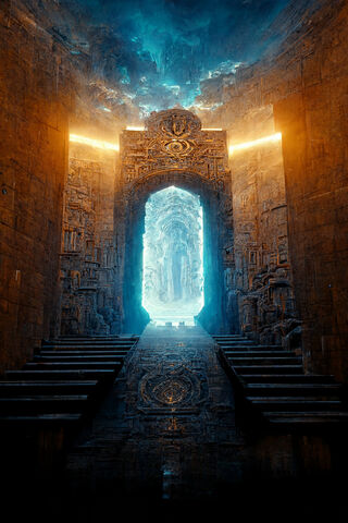 Mystical Gateway to Another Realm 🌌✨