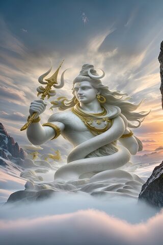Divine Majesty: The Serene Shiva 🌌✨