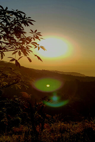 Serene Sunset Over the ..
