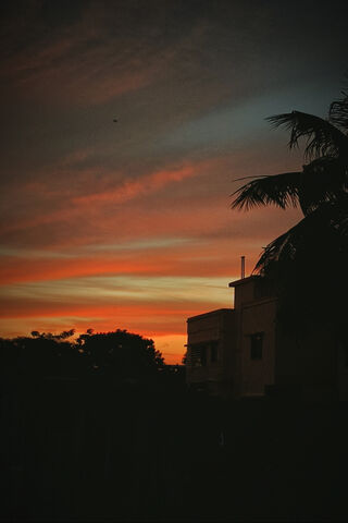 Serene Sunset Over Urba..