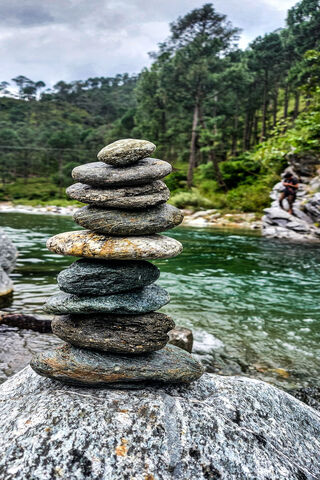 Tranquil Stone Tower by..